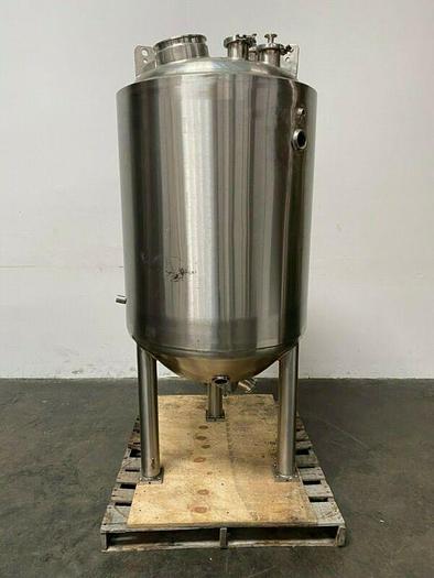 Used Precision 500 Liter 50 PSI Stainless Steel Jacketed Bioreactor w/ 150 PSI Jacket