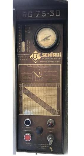 Usato PRESSA PIEGATRICE SCHIAVI DA 3000X75- MOD.RG 75/30