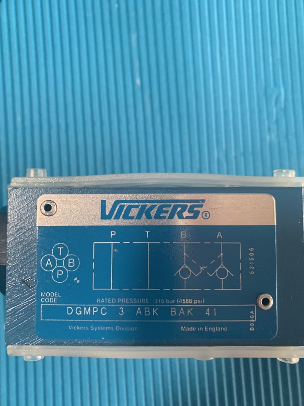 Used Vickers Pilot Operated Check Valve DGMPC-3-ABK-BAK-41