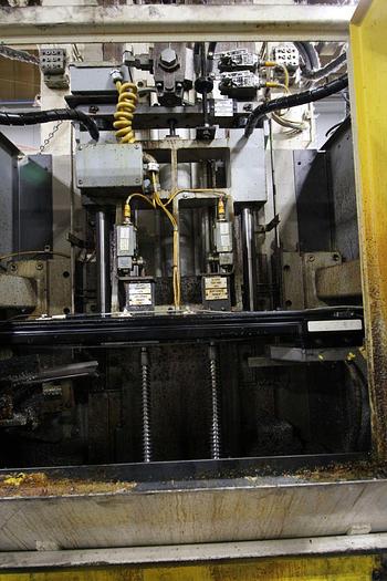 Used BROACHING MACHINE SPECIALTIES 10 TON 36 INCH TWO STATION TABLE UP VERTICAL HYDRAULIC BROACHING MACHINE