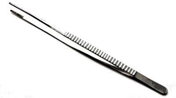 Used Forceps Tissue Dissecting Standard Point Plain 280mm (11in)