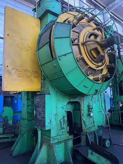Used 1989 TMP VORONEZH KB8042 1600t MECHANICAL HOT STAMPING PRESS 