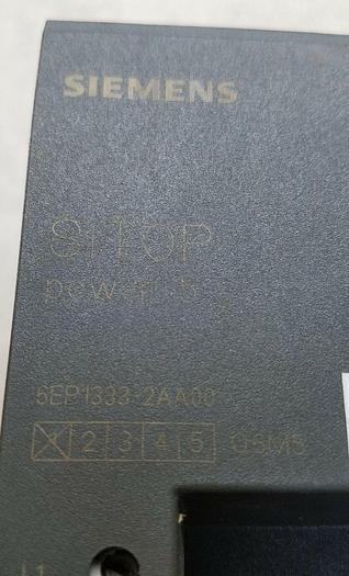 Used Siemens 6EP1-333-2AA00 Sitop Power 5 Power Supply In: 120/230V Out: 24VDC