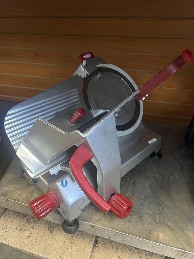 Used Commercial Manual Gravity Feed Meat & Cheese Slicer