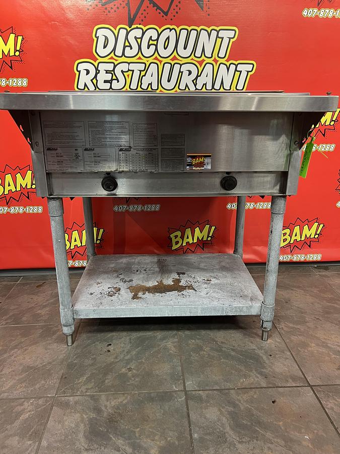 Used Eagle Group HT2-LP Gas Steam Table / Hot Food Table