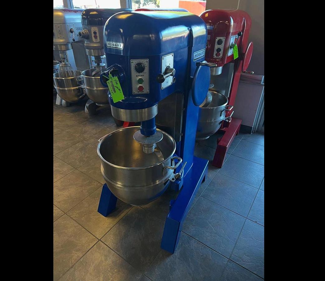 Used Hobart H-600 60 Qt Mixer 1HP - 3Ph - 200v New Stainless Bowl And Dough Hook
