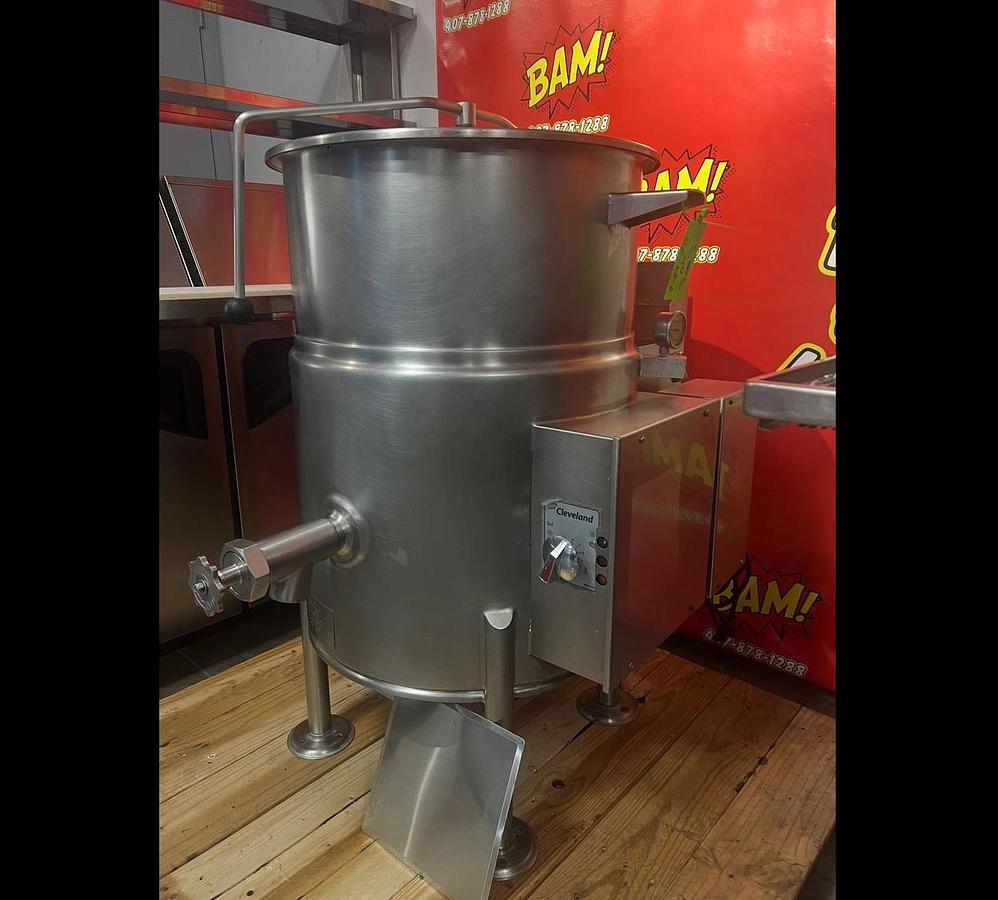 Used Cleveland KGL25 25 gal Steam Kettle - Stationary, 2/3 Jacket, Natural Gas