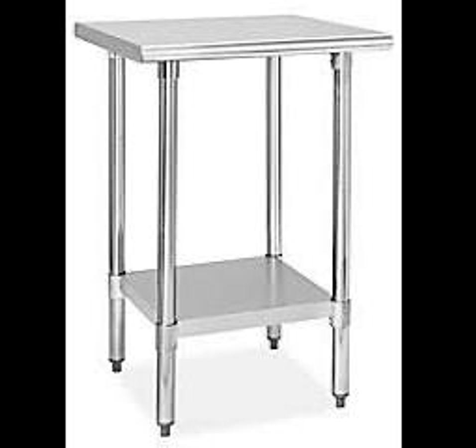24"x15" Economy Line Stainless Steel Table