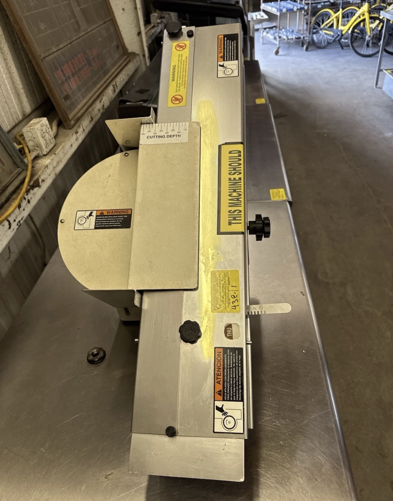 Refurbished Dutchess M270 Commercial Electric Bagel Slicer – 115V – 1/2 HP