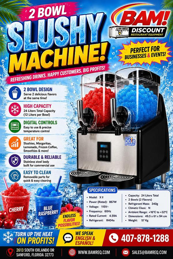 Double Bowl Slushy / Frozen Drink