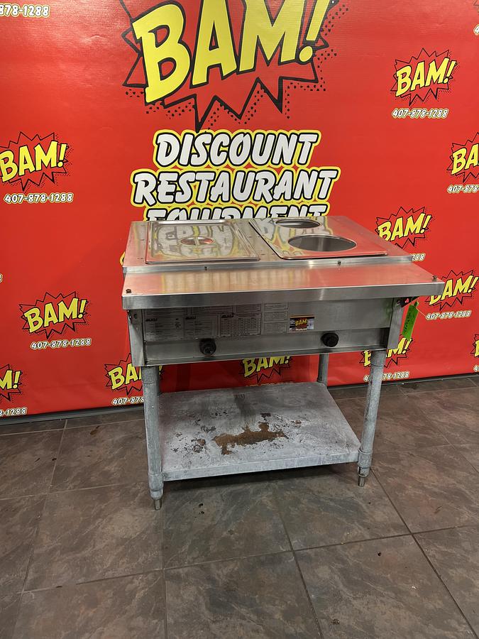 Used Eagle Group HT2-LP Gas Steam Table / Hot Food Table
