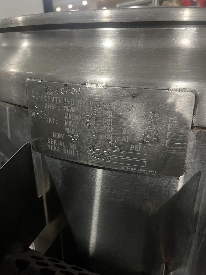 Refurbished Vulcan GLT60 60 Gallon Natural Gas Tilting Steam Jacketed Kettle Commercial