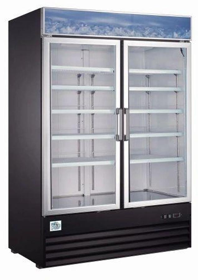 Elite Glass 2 Door Freezer