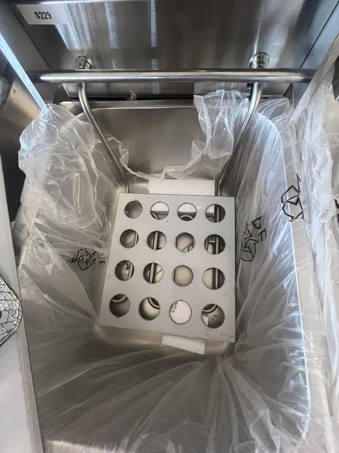 Used Commercial Dual Tank Countertop Electric Deep Fryer – Stainless Steel
