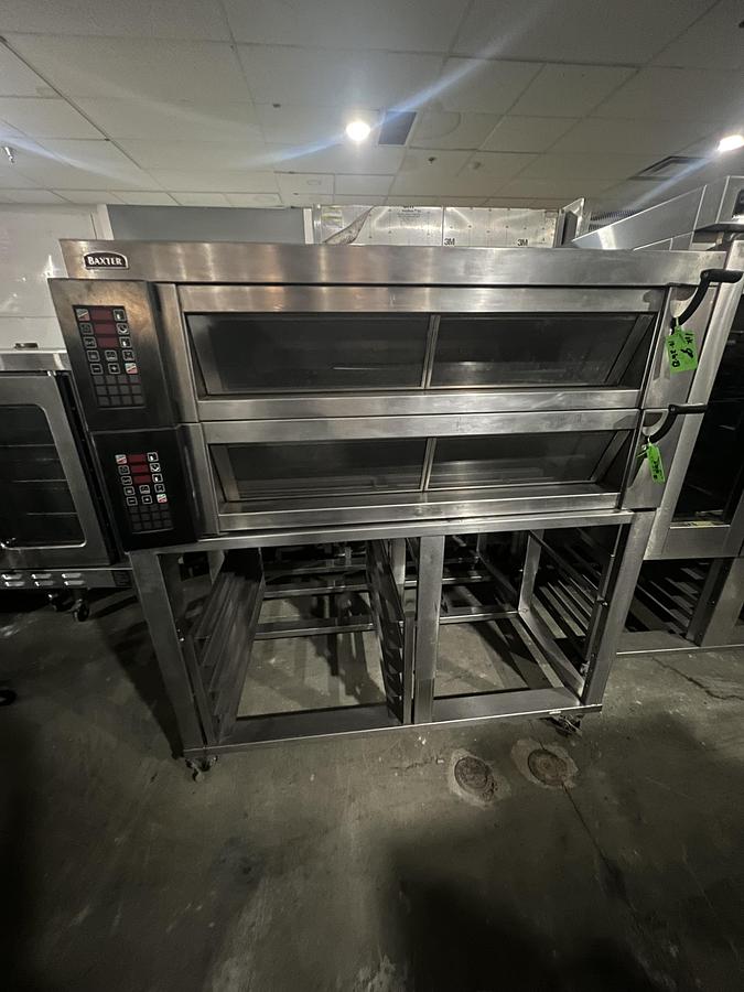 Refurbished Baxter Double Deck Commercial Bakery Oven