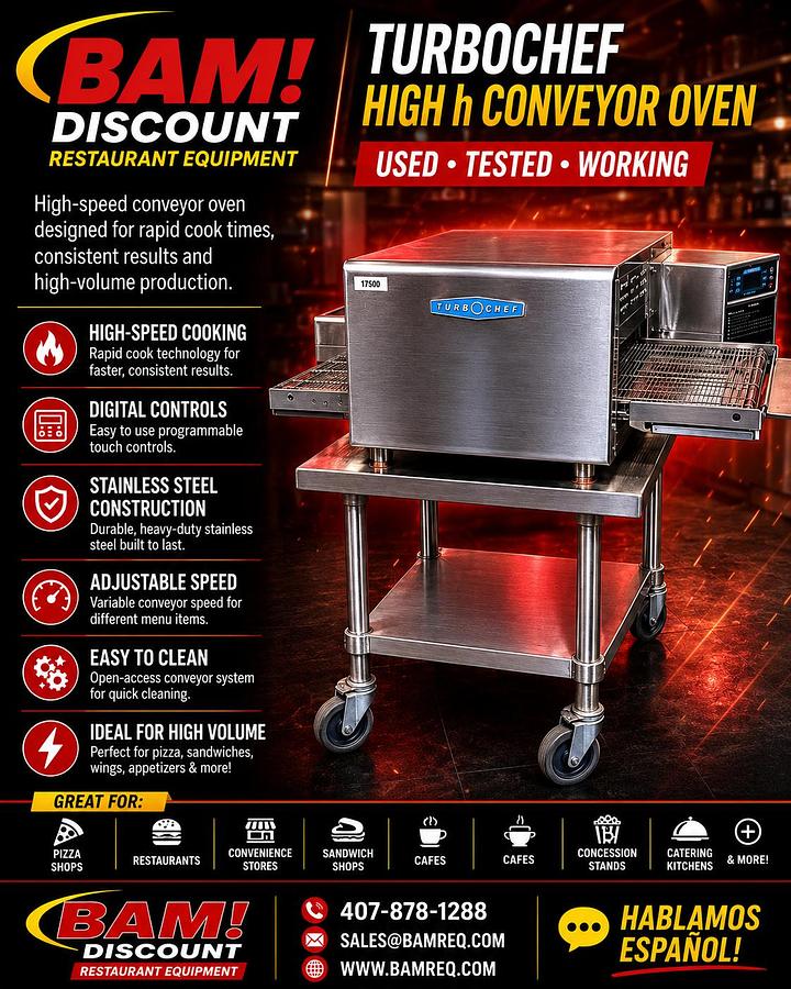 Used TurboChef HHC1618 Conveyor Oven