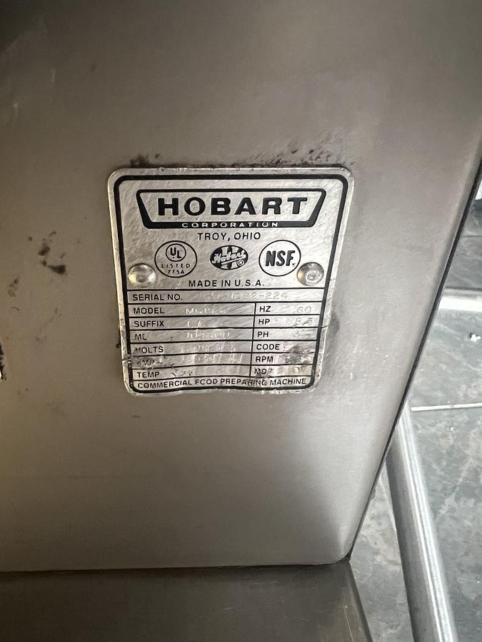 Refurbished Hobart MG1532 Commercial Mixer Grinder Meat Grinder 208V 3 Phase Heavy Duty