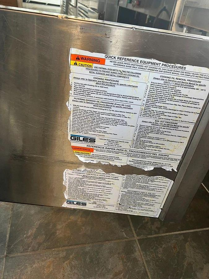 Used Giles GEF-720 Electric Kettle Fryer, 75 lbs Fat / 24 lb. Product Capacity, NICEGiles GEF-720 Electric Kettle Fryer, 75 lbs Fat / 24 lb. Product Capacity, NICE