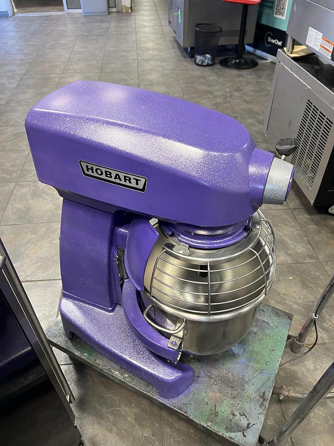 Refurbished Hobart HL200 20 Qt Commercial Mixer 120V Bowl & Whip Custom Purple Glitter