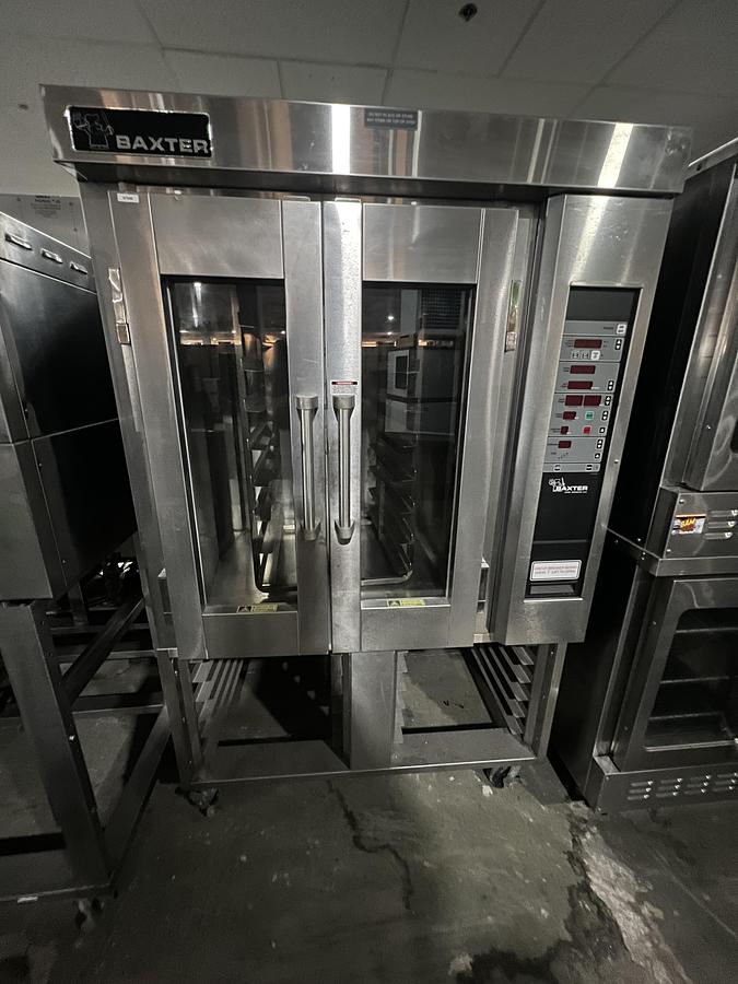 Refurbished Baxter Rotating Rack Oven Commercial Bakery Convection Oven Digital Controls