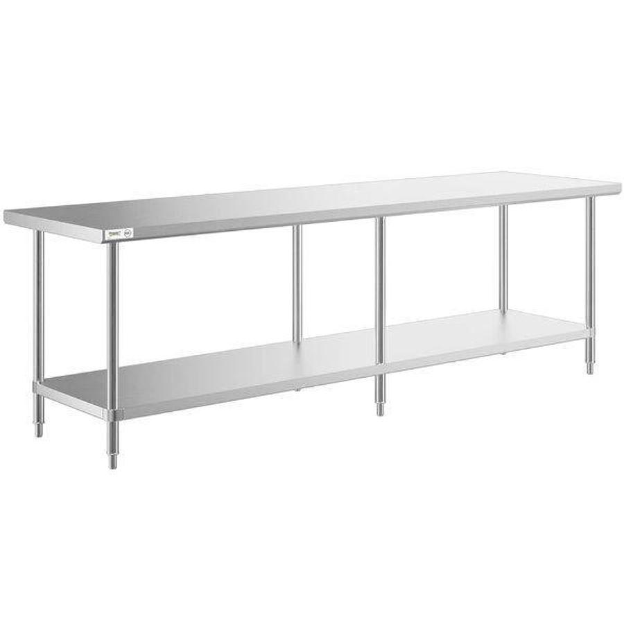 30"x108" Economy Line Stainless Steel Table