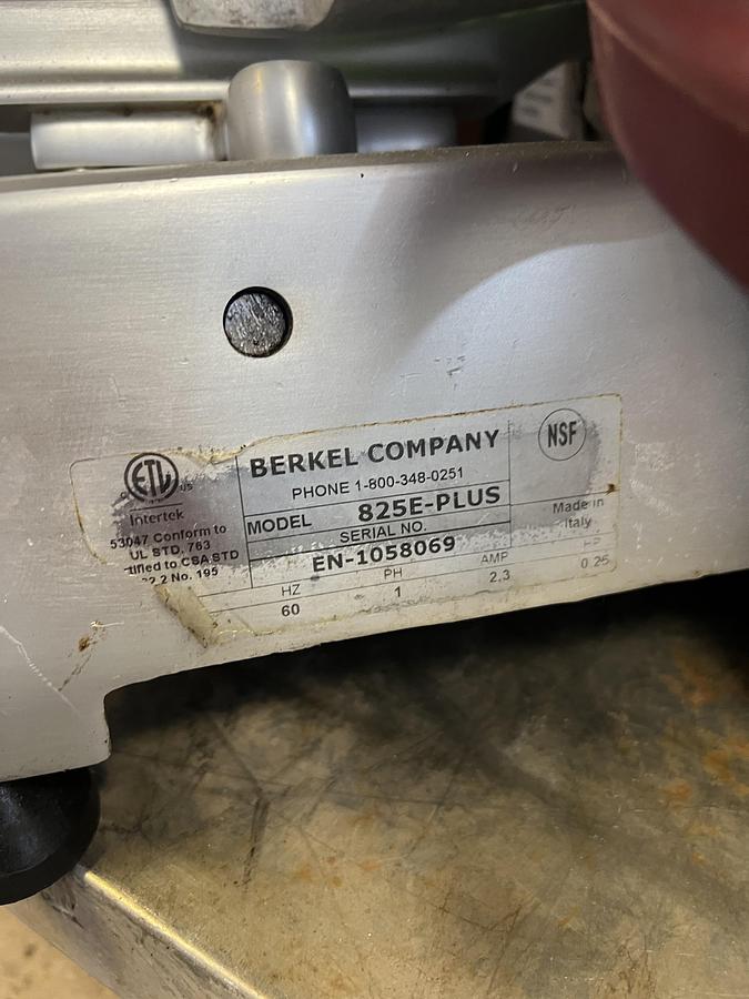 Used Berkel Commercial Manual Gravity Feed Meat Slicer – Heavy Duty Deli Slicer