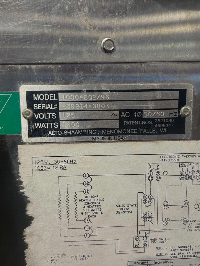 Used Alto-Shaam 1000-BQ2/96 Heated Banquet Cabinet (120V)Alto-Shaam 1000-BQ2/96 Heated Banquet Cabinet (120V)