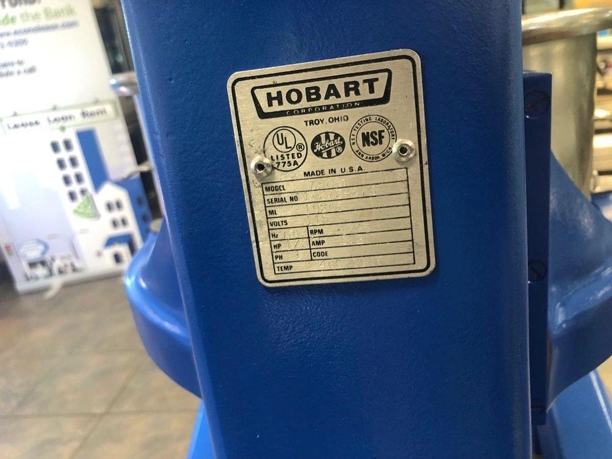Used Hobart Mixer A200 20 Qt Quart With Bowl And WhipHobart Mixer A200 20 Qt Quart With Bowl And Whip
