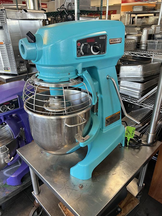 Refurbished Hobart HL200 20 Qt Commercial Planetary Mixer 120V 1 Phase Bowl & Whip