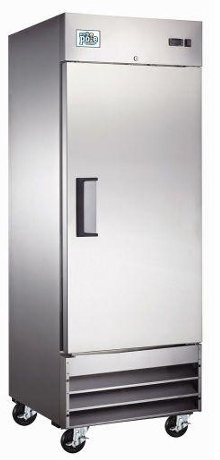 Elite Stainless Steel Single Door Freezer on Castors
