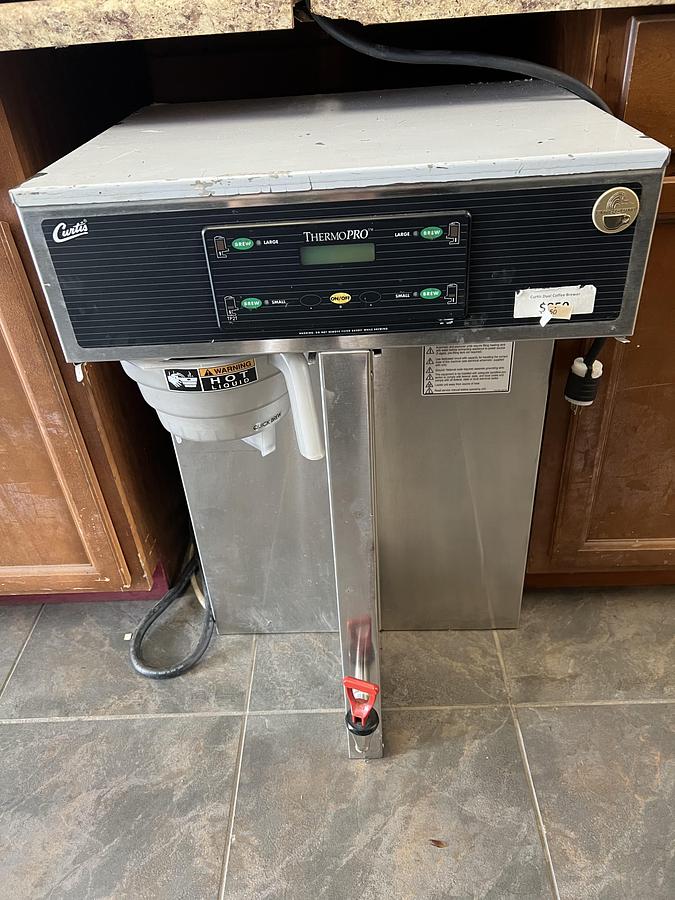 Used Curtis ThermoPro Commercial Coffee Brewer Digital Dual Batch Brewing System
