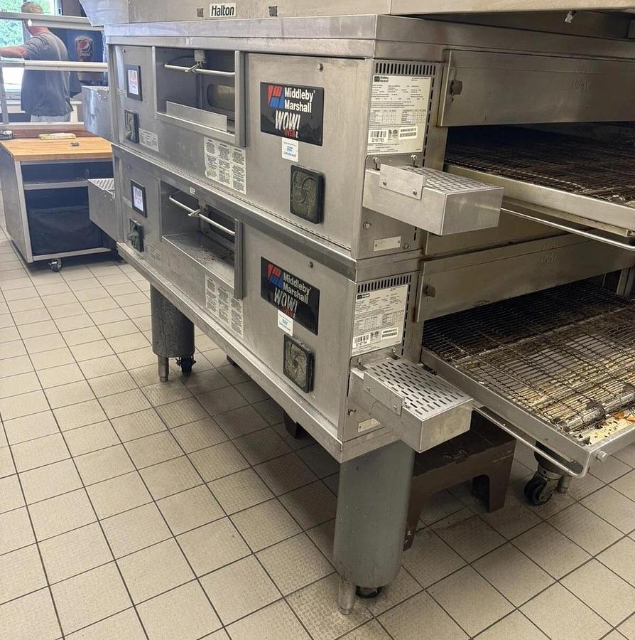 Used Middleby Marshall WOW! Touch Screen PS670G Double 32" Conveyor Pizza Oven