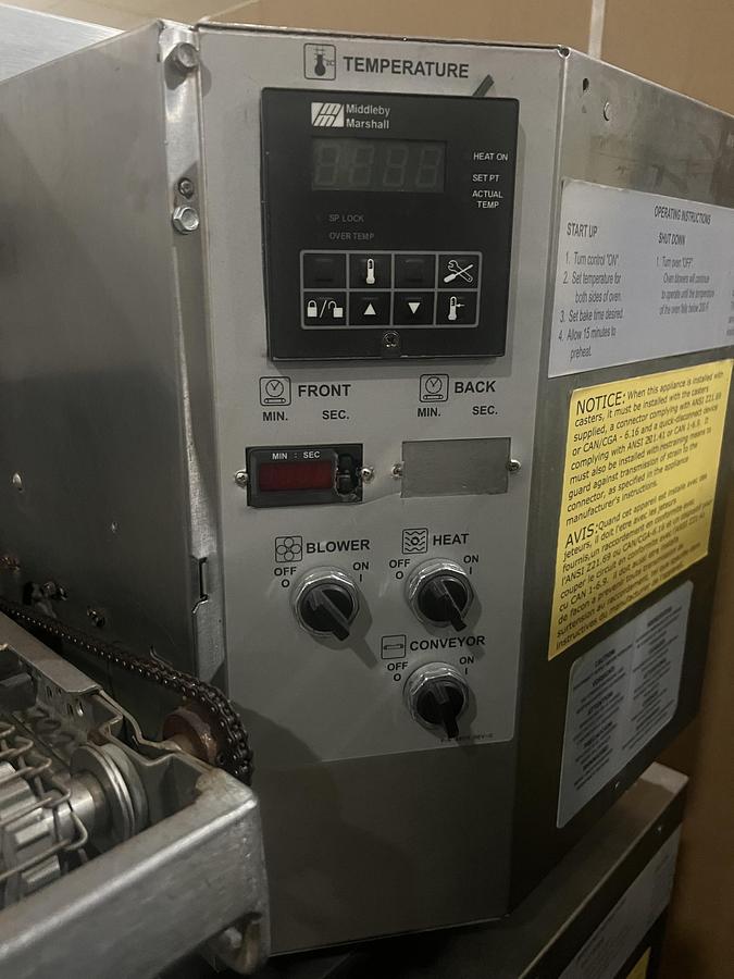 Used PS536G TRIPLE STACK CONVEYOR OVEN