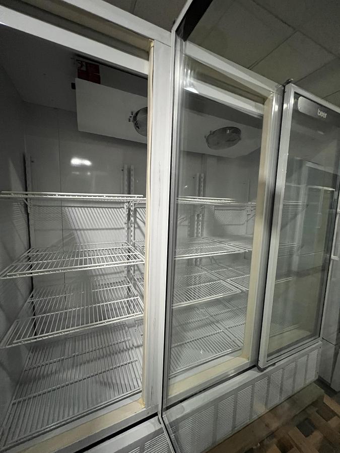 Refurbished Master-Bilt 3 Door Glass Merchandiser Commercial Refrigerator Cooler 115V