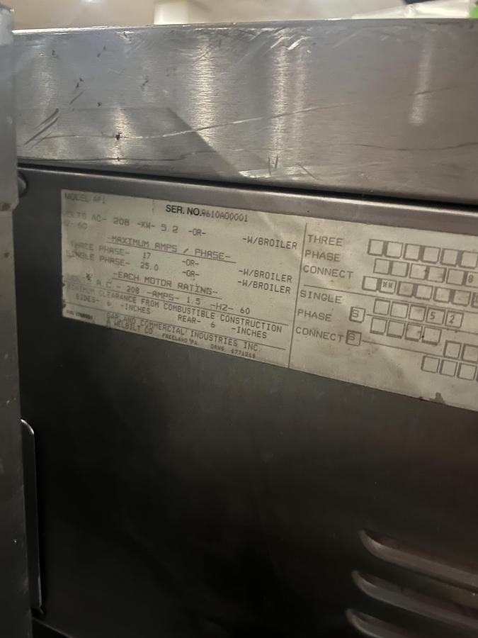 Refurbished Garland Commercial Single Drawer Warmer