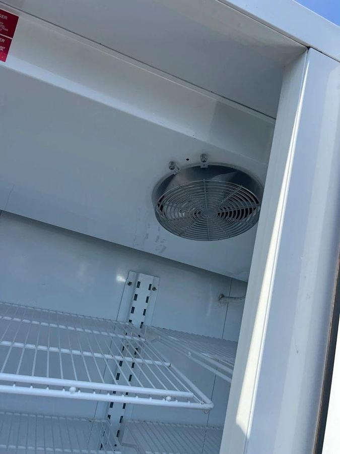 Used Master-Bilt BMG-74 White Bottom Mounted Full-Height Swing Glass Door Refrigerated Merchandiser 78” 70.2 Cu. Ft.Master-Bilt BMG-74 White Bottom Mounted Full-Height Swing Glass Door Refrigerated Merchandiser 78” 70.2 Cu. Ft.