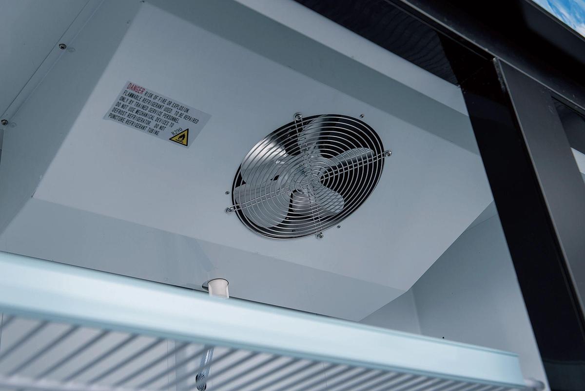 Elite Commercial 13 cu ft Glass (1 Door) Merchandiser Freezer with Swing Door