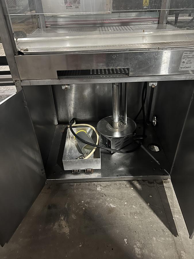 Used Commercial Popcorn Machine w/ Kettle & Storage Cabinet