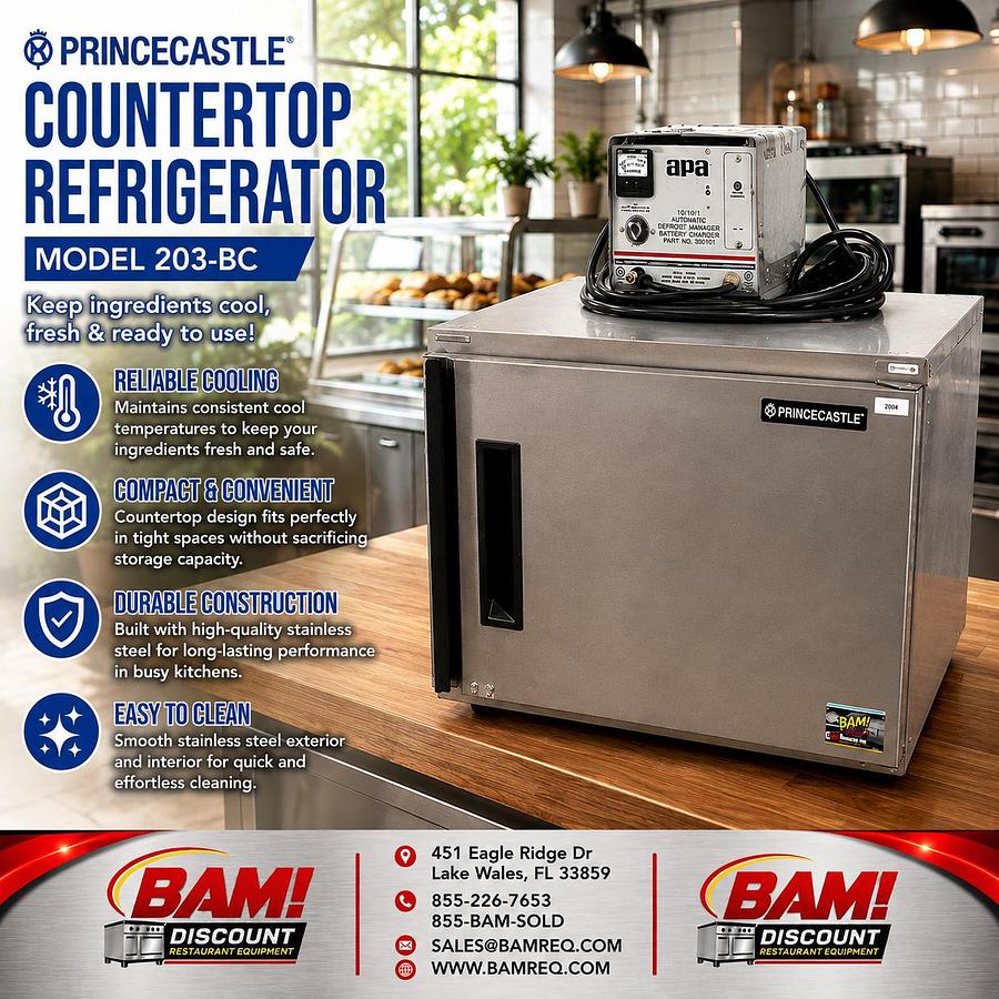 Refurbished Prince Castle 203-BC Countertop Refrigerator