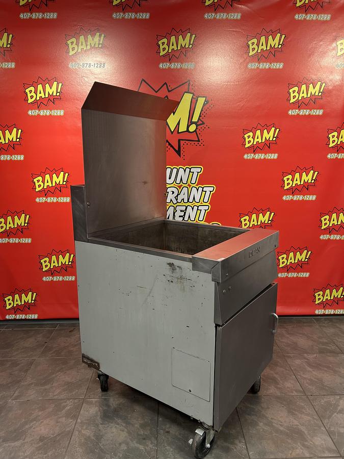 Used Dean Commercial Gas Fat Fryer with Built-In Filter System