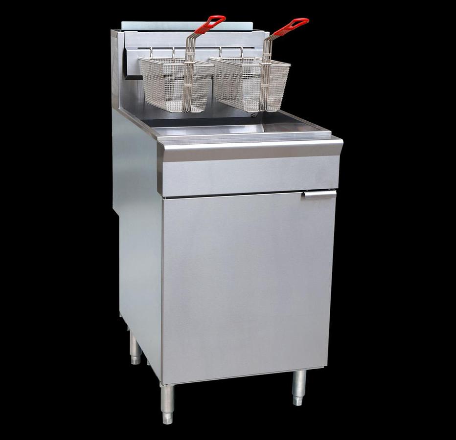 ELITE EDF-150N/P 65-70 Lb. Floor Fryer , 2 Baskets