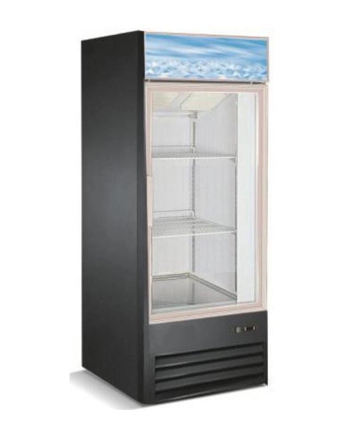 Elite Glass Single Door Freezer 8.5Cu. Ft.