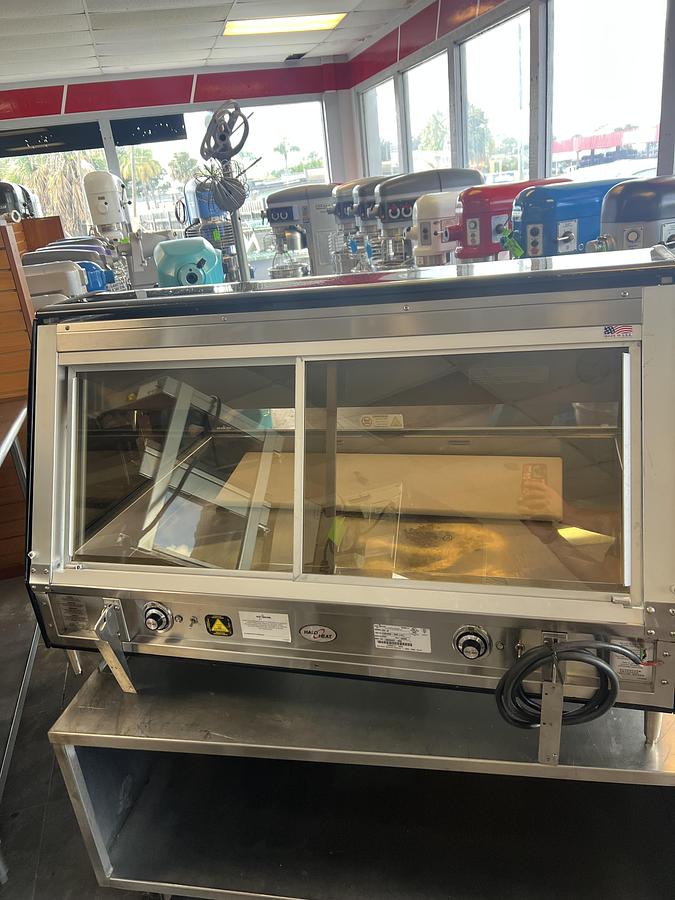 Refurbished Alto-Shaam ED2-48 Heated Food Display Case – 48” Curved Glas