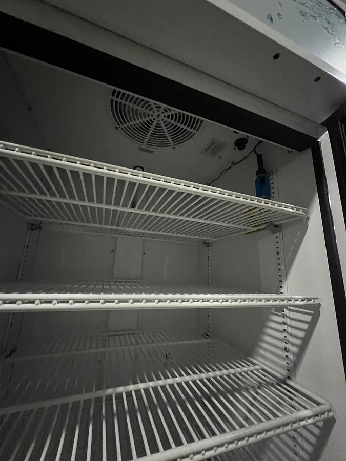 Refurbished ABS 1 Door Commercial Glass Merchandiser Refrigerator Reach-In Display Cooler