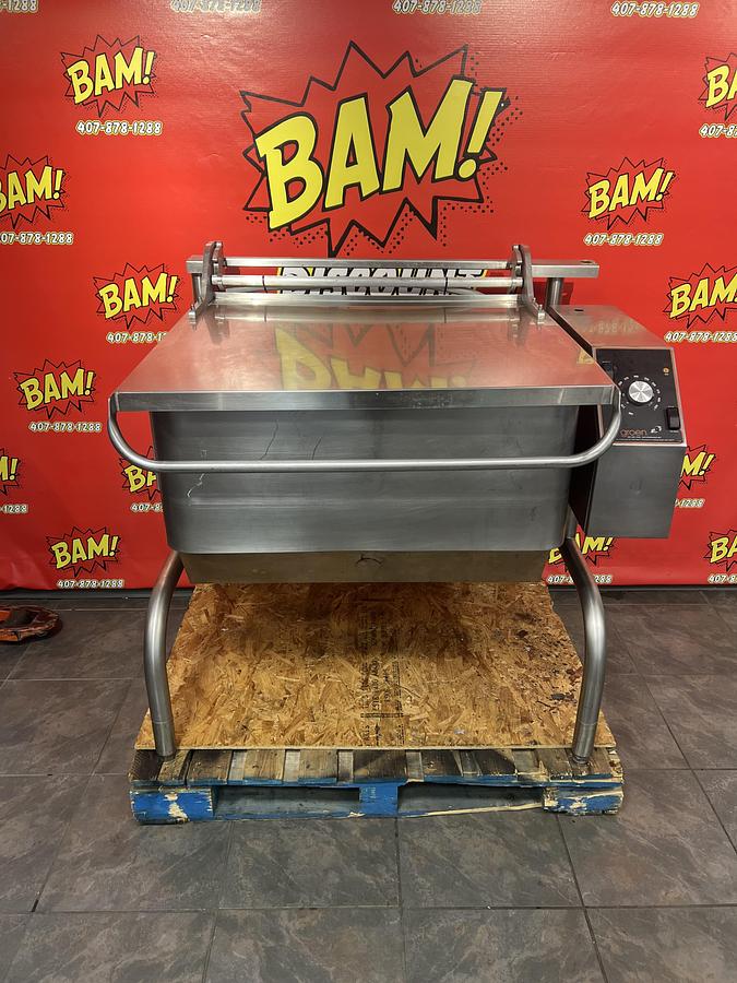 Used Groen 40 Gallon Natural Gas Tilt Skillet