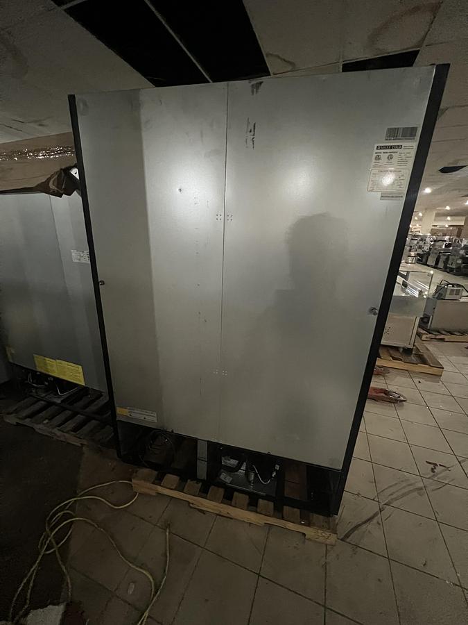 Refurbished MAXX COLD 48” 2-Door Glass Merchandiser Refrigerator Commercial Reach-In Cooler