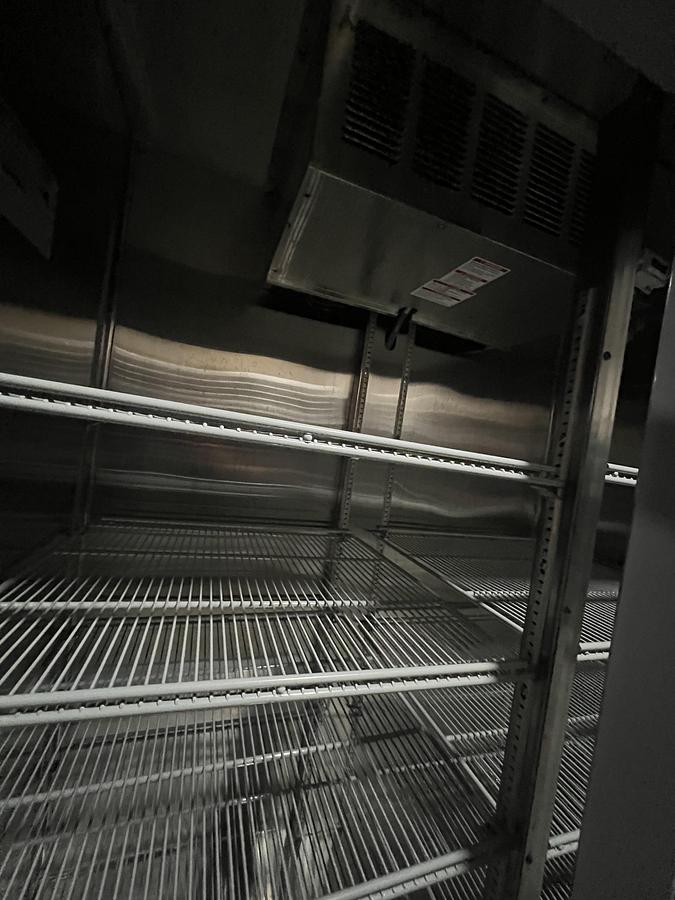Refurbished Beverage-Air 2 Door Glass Reach-In Refrigerator Commercial Stainless Steel Cooler