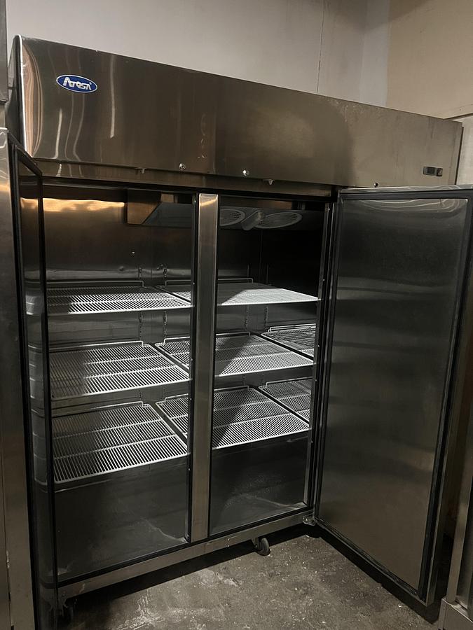 Refurbished Atosa 3 Door Commercial Reach-In Freezer Stainless Steel Heavy Duty