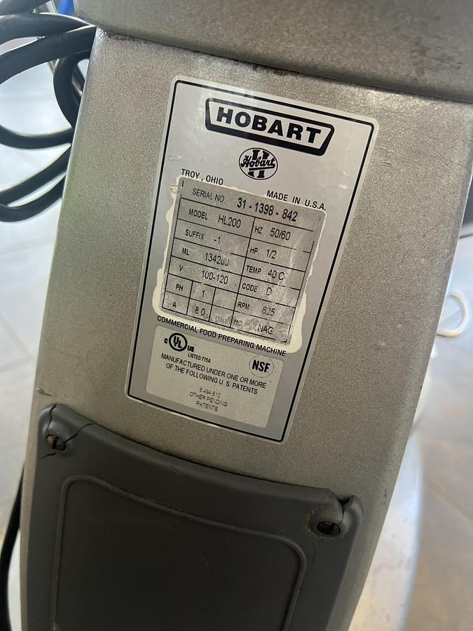 Used Hobart H600 60 Quart Commercial Planetary Mixer – Complete Attachment Package