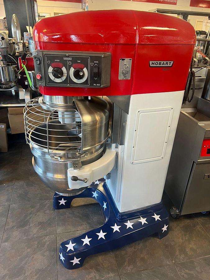 Used Hobart Legacy+ HL662-1STD 60 Qt. Planetary Floor Pizza MixerHobart Legacy+ HL662-1STD 60 Qt. Planetary Floor Pizza Mixer